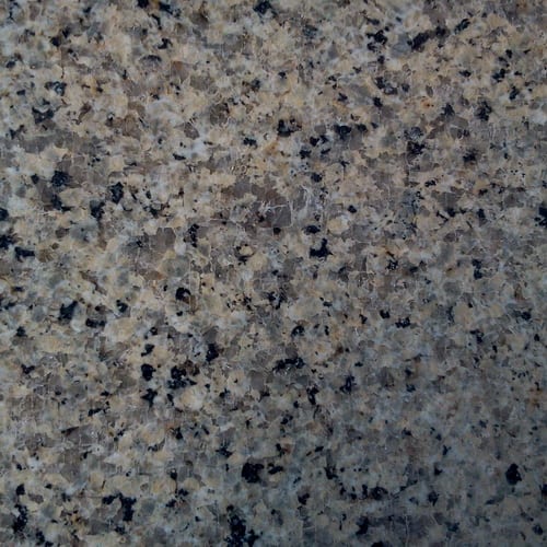 Shabah Green granite slab face, photographed for the factory catalog — mid-toned grey overall.