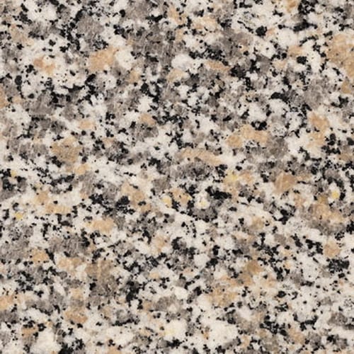 Rosa Beta granite slab face, photographed for the factory catalog — mid-toned warm beige overall.