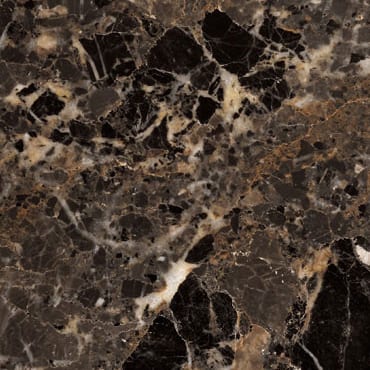 Breccia Novelle marble slab face, photographed for the factory catalog — deep brown overall.
