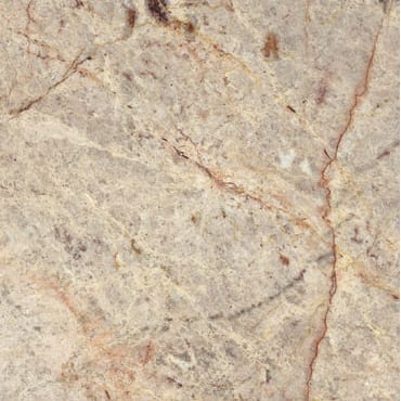 Ethrusco Chiaro marble slab face, photographed for the factory catalog — light amber overall.